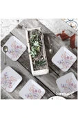 Plaza çay tabağı 11 cm mat beyaz 6 adet - 1