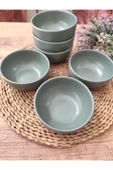 Yeşil bulut 12 cm kase corma kasesi mat yesil - 1