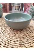 Yeşil bulut 12 cm kase corma kasesi mat yesil - 2