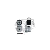 DC466A228AA GERGİ KÜTÜĞÜ LKW İVECO STAR TECH TRAKKER STRALİS GAT-T38576 - 1