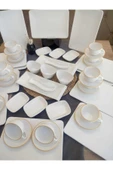 Kahvaltı Takımı & 49 Parça 12 Kişilik Mat Krem Siera thumbnail 2