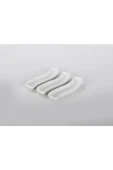 Mat Beyaz İvory Zeytinlik 18 Cm 3 Adet - 3
