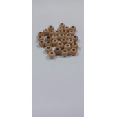 Ahşap Sade Makrome Boncuk 50gr 10mm - 3
