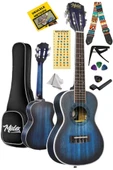 Midex CN-23 Yüksek Kaliteli Masif Ağaç Concert Ukulele Seti - 1