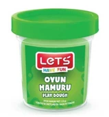 Lets Oyun Hamuru 115Gr Neon Yeşil - 4 adet - 1