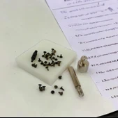 5 Parça Hazır Perçin Ezme Seti - 33,5 no İki Taraf Kafa Antik Kahve - 1