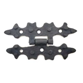 Antika Tarz Dekoratif Pirinç Yıldız Menteşe - 84x44 mm, Oksit - 1