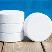 2 ADET Deep Blue 20 KG (40 KG) MULTIFUNCTIONAL Stabilize Triklor MULTI TABLET 200 gr %90 Klor - Chlorine Tablets-ToptancıyızBiz - 3