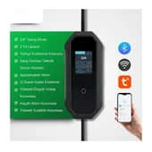 Elektrikli Araba Taşınabilir Şarj Cihazı 7 kw / 32A / Tip-2 / 3x32A Fiş / Monofaze / 5m / Çantalı / Ev Tipi Dönüştürücü Kablolu - 2