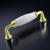 Kapıdağı Porselen Metal Kulp 96 mm Mobilya Çekmece Mutfak Dolabı Dolap Kapak Kulpları Kulb Kulpu thumbnail 3