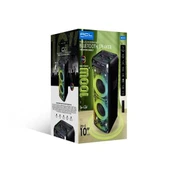 ACS-5 100W Güçlü Bluetooth Hoparlör | 2x2 10” İnç Speaker RGB LED Işıklı Parti ve Karaoke Hoparlörü - 2