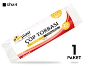 Atiplast Çöp Torbası Standart Orta Boy 70 gr 55 x 60 cm Siyah - 2