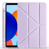 Xiaomi Redmi Pad SE 8.7 Kılıf Tri Folding Kalem Bölmeli Standlı Kılıf - 4