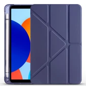 Xiaomi Redmi Pad SE 8.7 Kılıf Tri Folding Kalem Bölmeli Standlı Kılıf - 7
