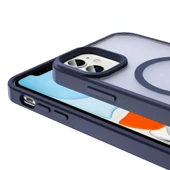 iPhone 11 Kılıf Magsafe Şarj Özellikli Mat Arka Yüzey Sio Kapak thumbnail 10