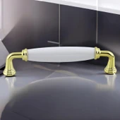 Kapıdağı Porselen Metal Kulp 128 mm Mobilya Çekmece Mutfak Dolabı Dolap Kapak Kulpları Kulb Kulpu thumbnail 5