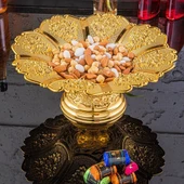 8 Güllü Altın Renk Şekerlik Çikolatalık Meyvelik Kurabiyelik - 4