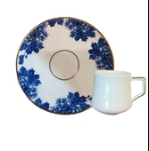 Evaliza King Flower 80ML 6 Kişilik Kahve Fincan Takımı - 1