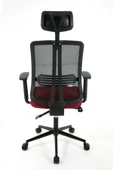 ZEON | COMFORT Ofis koltuğu Çalışma Koltuğu |Kırmızı |Siyah Yıldız Ayak - 7