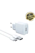 giyitec Samsung Galaxy A51 5G A42 5G Uyumlu 18W Hızlı Şarj Aleti Qualcomm Quick Charger 3.4A USB To Type-C - 2