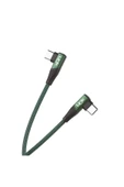 Linktech K595 Safe 60w Type-c - Type-c 90 Derece Data/şarj Kablosu 1.5mt - 2