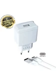 giyitec Samsung Galaxy A51 5G A42 5G Uyumlu 18W Hızlı Şarj Aleti Qualcomm Quick Charger 3.4A USB To Type-C - 3