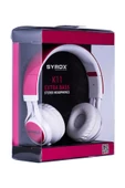 Syrox Doğum Günü için Mikrofonlu Kablolu Kulaklık Ekstra Bass PEMBE (BLUETOOTH YOKTUR) - 1