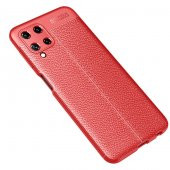 Galaxy A22 4G Kılıf Zore Niss Deri Desenli Silikon Kılıf thumbnail 7