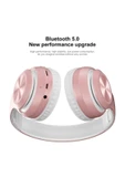 giyitec Bluetooth Stereo Kablosuz Kulaküstü Kulaklık Tf Kart/ Aux Giriş P68 Uyumlu - 5