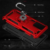 Oppo A74 4G Kılıf Zore Vega Yüzüklü Standlı Zırh Kılıf thumbnail 10