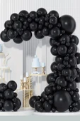 Beysüs Siyah Lateks Balon 20 adet 12inç - 2
