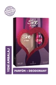 She 2' Li Edt Set …Is Sexy 50 ml EDT + 150 ml Deodorant ( Yeni Ambalaj ) - 1