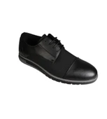 YAZKIŞ Erkek Siyah Clasik Suni Deri Ayakkabı thumbnail 1