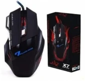 Piranha X7 Gaming Mouse Kumaş Kablo 7 Tuşlu Oyuncu Mouse - 2