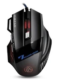 Piranha X7 Gaming Mouse Kumaş Kablo 7 Tuşlu Oyuncu Mouse - 1