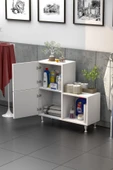 Moonlife 2 Kapaklı L Çok Amaçlı Banyo Dolabı Beyaz - 2