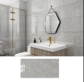 Renkli Duvarlar BS1725 Mermer Desenli 6 Adet 60x30cm Yapışkanlı Esnek Karavan Banyo Duvar Kaplama Paneli Shiny-2 - 2