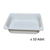 Kenzlife çamaşır mutfak sepeti byz 10*040*30 plastik sepet 10 adet - 2