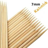 Hayal Sepeti Bambu 7mm Kalın Ahşap Çöp Şiş Çubuğu 40 Cm - 20 Adet - 1