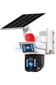 6MP Aİ (YAPAY ZEKA) 4G DUAL LENS SOLAR HAREKETLİ GECE GÖRÜŞ SESLİ TÜRKÇE UYGULAMA AKILLI KAMERA 3940 - 1