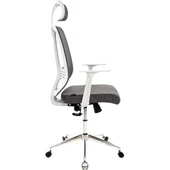 Comford White Ofis Koltuğu Makam Koltuğu Çalışma Koltuğu - 5