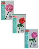 Ctoys Rose ve Carnation Flower Block 3lü Set thumbnail 1