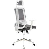 Comford White Ofis Koltuğu Makam Koltuğu Çalışma Koltuğu - 6
