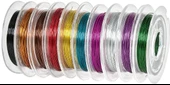 Hayal Sepeti  renkli takı  ve FİLOGRAFİ TELİ Makara Tel 0.4mm ince - 10 Farklı Renk - 4