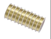 Hayal Sepeti  TAKI ve FİLOGRAFİ TELİ Makara Tel - 0.4mm ince - 10 adet Altın Renk - 1