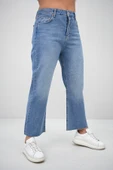 Kadın Büyük Beden Yüksek Bel Mom Jean 4418-25 DPL-968 - 11