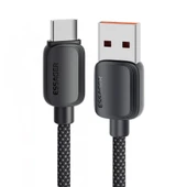Essager E-Marker Çipli 3MT 7A 100W USB to Type C Şarj Kablosu 480Mbps Veri Aktarım Şarj Akım Korumalı Kopmaz Kablo - 1