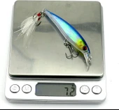 Valkyrie 10 Adet 9cm 7.2gr Tüylü Minnow Rapala Suni Spin Olta Balık Yemi - 5