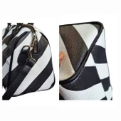 ORİJİNAL BEYMEN ZEBRA DESENLİ ÇAPRAZ KAMERA ÇANTA - 4