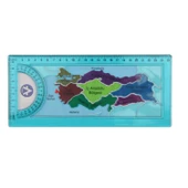 Ark Türkiye Şablon Cetveli 25 cm Kod:110 - 1